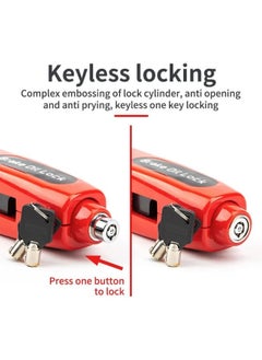 ECVV Universal Bike Brake Lock, Locking System by Holding Handle Bar with Brake Lever for All Bikes & Scooters  - Image 2
