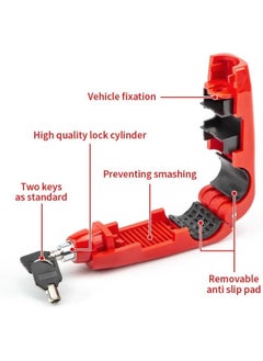 ECVV Universal Bike Brake Lock, Locking System by Holding Handle Bar with Brake Lever for All Bikes & Scooters  - Image 4