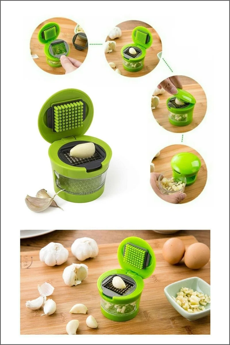 5DM 2 Different Steel Blade Garlic Grater - Garlic Chopper