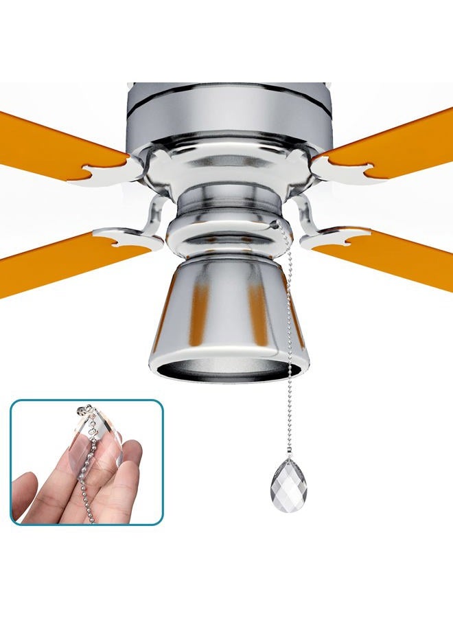 LINGTONG 2PCS Ceiling Fan Pull Chains, Premium Fan Pull Chain with 2PCS 20-inches Extension Chains - Image 4