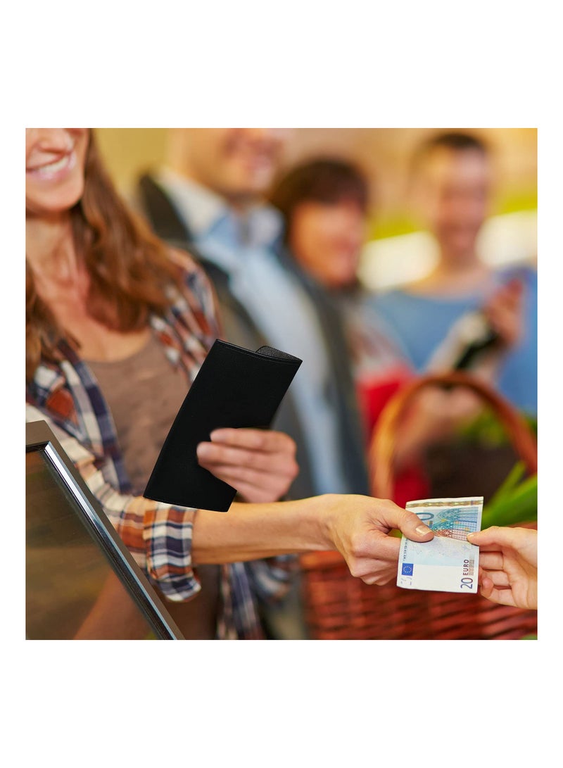 طقم 3 قطع من جلد PU لحفظ النقود - أكياس مال قابلة لإعادة الاستخدام لمهرجان الربيع، الزفاف، أعياد الميلاد، التخرج، والعطلات (متوفر بالألوان الأسود والزهري الجمل) - Image 5