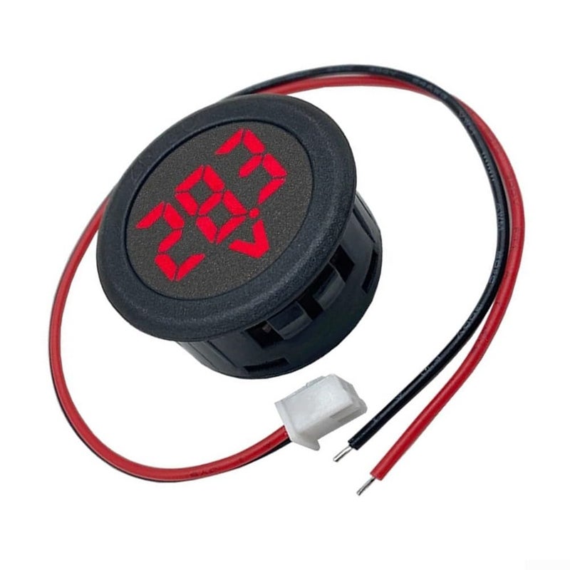 Green LED Digital DC Voltmeter 4 100V Round 2 Wire Voltage Measurement DC5100V - Image 3