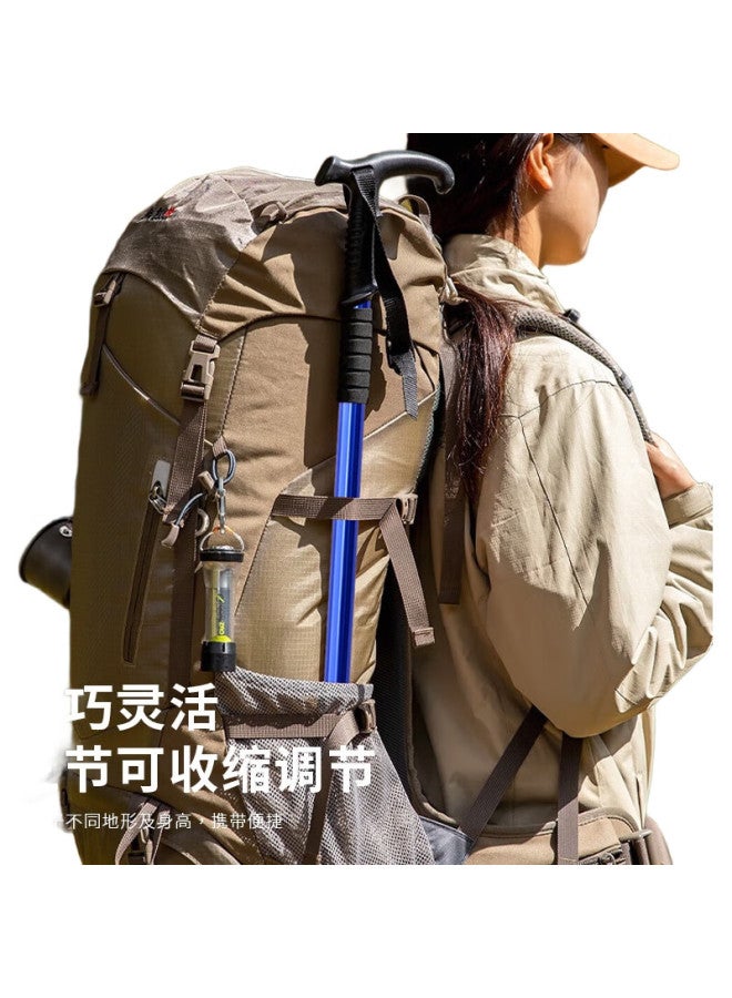 Whitepeak Hiking Poles, Folding Professional Outdoor Climbing Cane, Trekking Equipment, Aluminum Alloy Ultra-Light Telescopic Walking Stick - Image 2