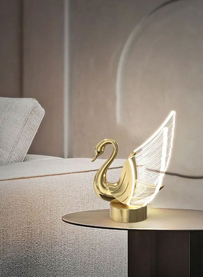 ٍSiera Light Table lamp golden swan - Image 2