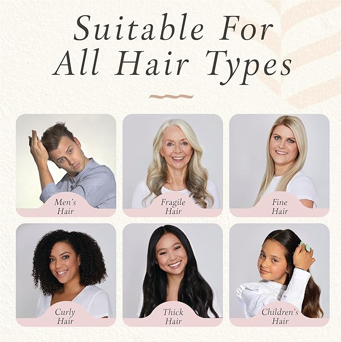 Manta Manta Original AntiBreakage Hairbrush Best Detangling Flexible Brush for Healthy Thinning All Hair Types Gentle Hair Care for Women Men Burgundy
