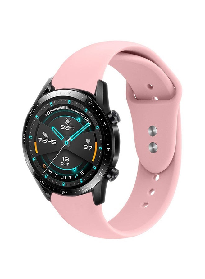 NIBEMINENT Stylish Replacement Band For Huawei Watch GT/GT 2 46mm Light Pink