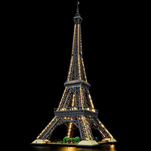 BRIKSMAX Led Lighting Kit for LEGO10307 Eiffel Tower Compatible with Lego Architecture Building Blocks Model Not Include Lego Set - Image 1