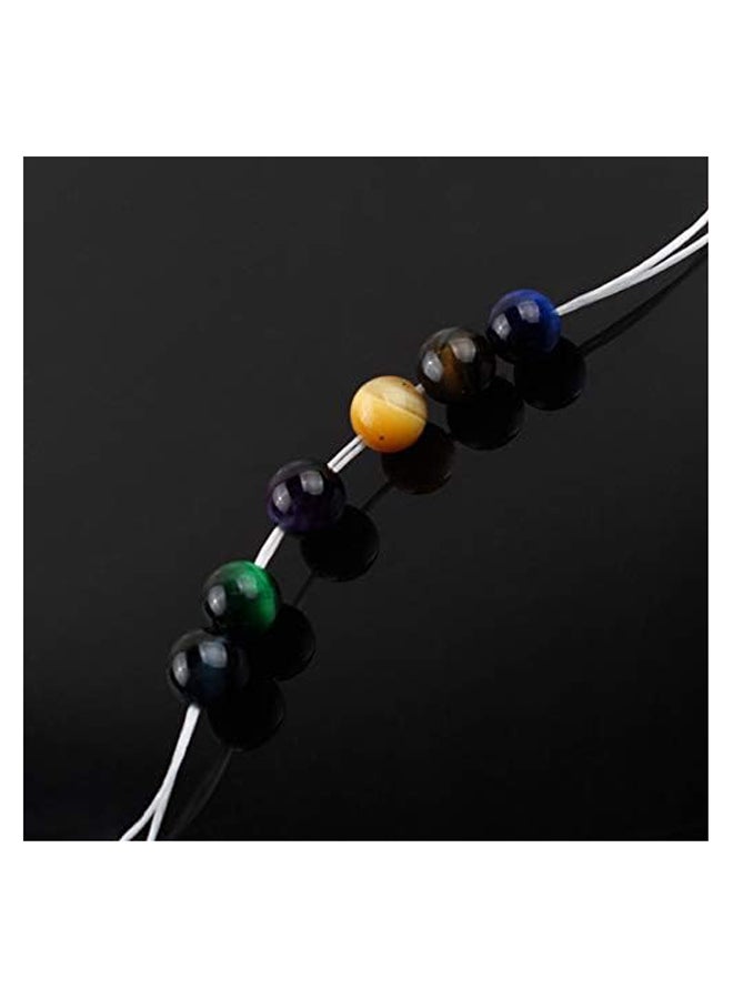 صندوق عدة خرز حجري لصنع المجوهرات وصنع الأساور ومجموعات خرز عين النمر ذات الألوان المختلطة الطبيعية - Image 4