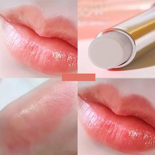 VBA Lip Glow Color Reviver Color Awakening Color Changing Lip Balm Fruity Flavour Lip Care with Hydrating Formula, PH-Balanced Color Changing, Suitable for All Skin,1 Count, Pink - Image 3