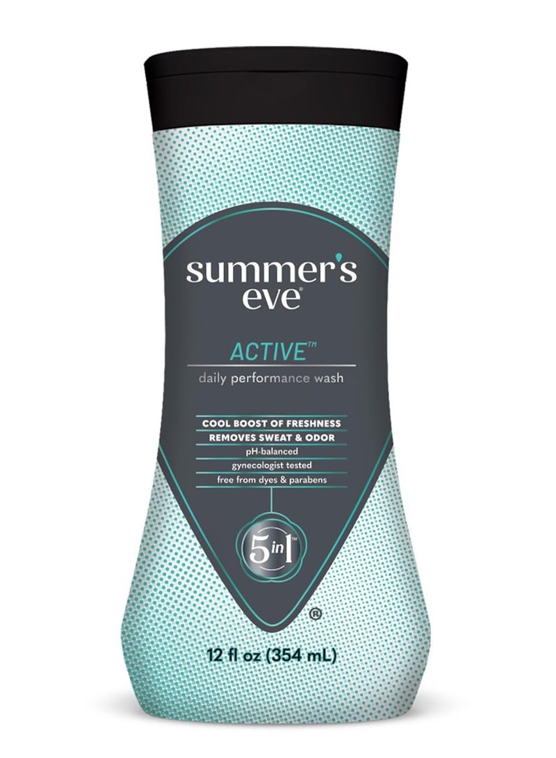 Summer's Eve Summers Eve 5 in 1 Active Daily Performance Wash Cool Boost Of Freshness 354 ml - Image 1
