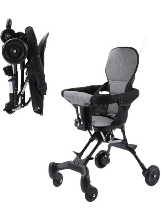 Foldable Baby Tricycle with Push Handle & Safety Guard | 3-in-1 Toddler Stroller Trike for Kids 1–5 Years | Lightweight, Adjustable &... - Image 3