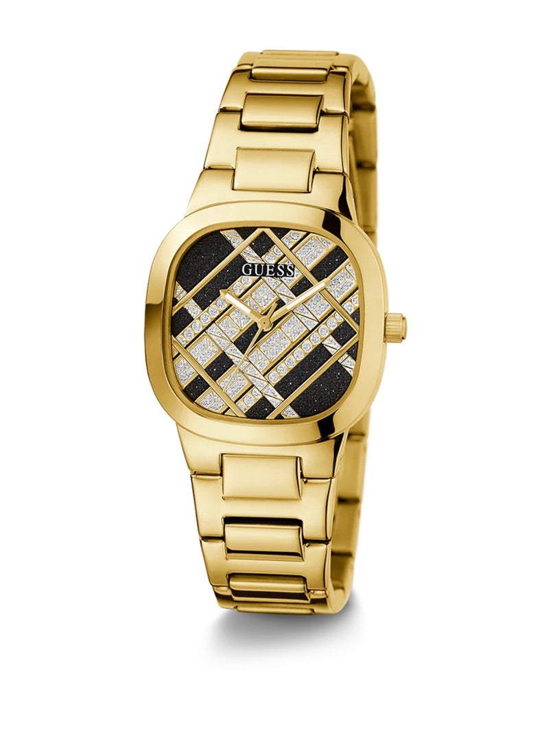 GUESS Women's Analog Quartz Stainless Steel Gold Case Watch GW0600L2 - 32mm - Image 5