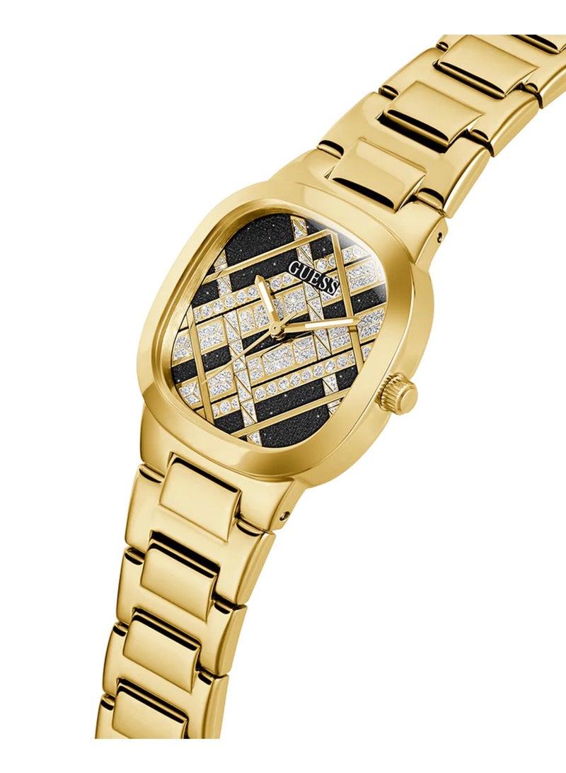 GUESS Women's Analog Quartz Stainless Steel Gold Case Watch GW0600L2 - 32mm - Image 2