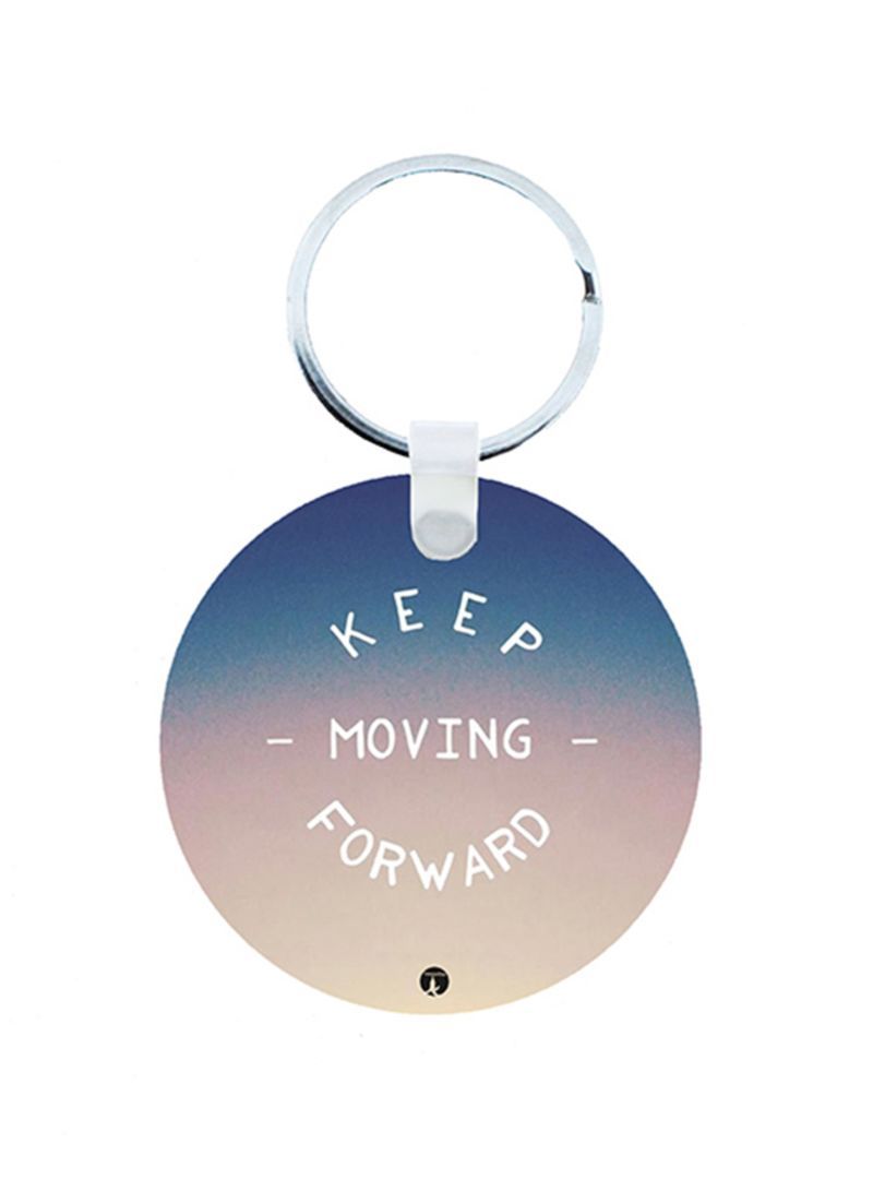 English Phrases Wooden Keychain