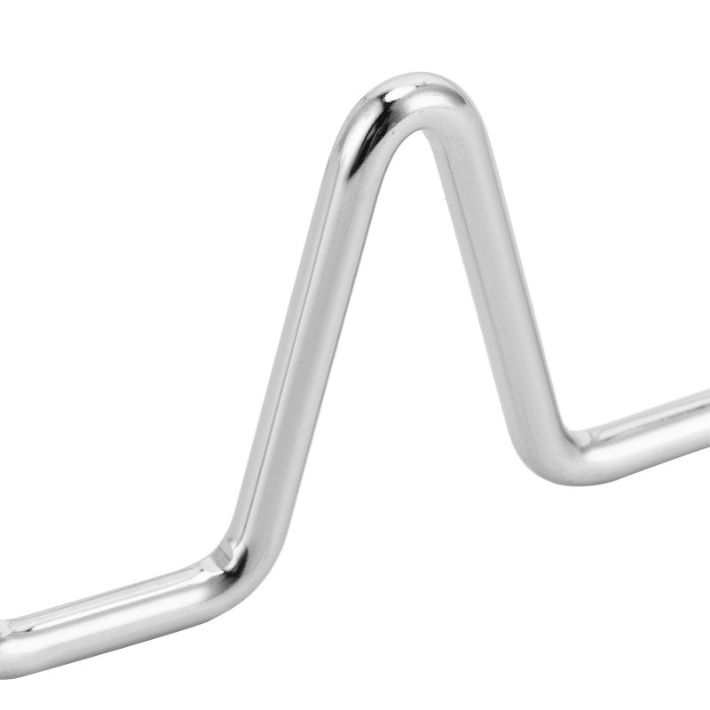 Taco Holder Stainless Steel Restaurant Mexican Taco Pancake Stand Kitchen Accessory(UShape 2 Grid ) - Image 1