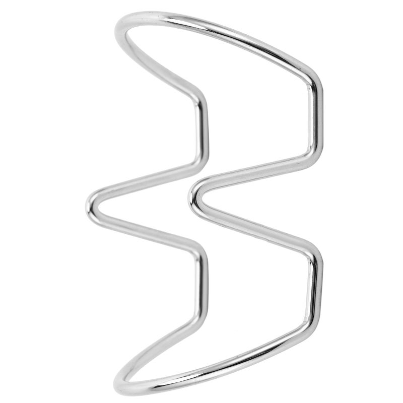 Taco Holder Stainless Steel Restaurant Mexican Taco Pancake Stand Kitchen Accessory(UShape 2 Grid ) - Image 4