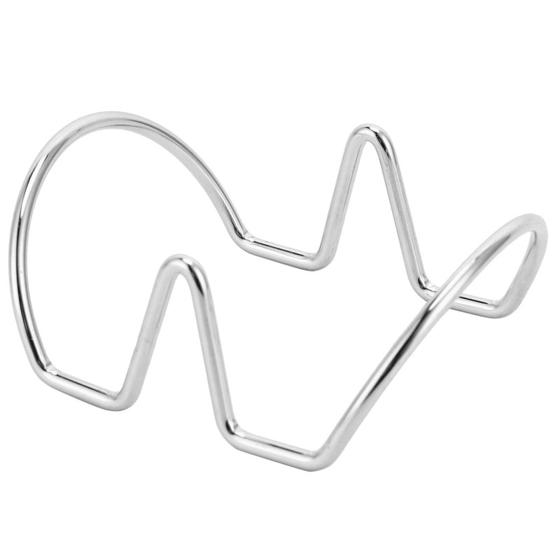 Taco Holder Stainless Steel Restaurant Mexican Taco Pancake Stand Kitchen Accessory(UShape 2 Grid ) - Image 2