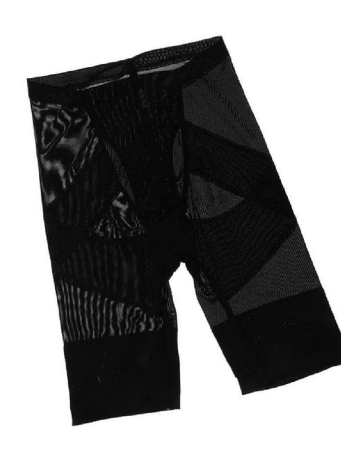 Men's black XL tummy tuck underwear, innovative design provides perfect support for the back and abdomen, and helps improve your figure and overall appearance. - Image 3