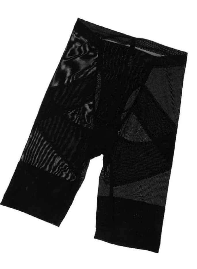 Men's black XL tummy tuck underwear, innovative design provides perfect support for the back and abdomen, and helps improve your figure and overall appearance. - Image 4
