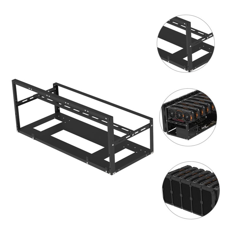 GPU Mining Rig Frame for Graphics Cards Computer Case Support 8 GPU Stable Fixation - Image 5