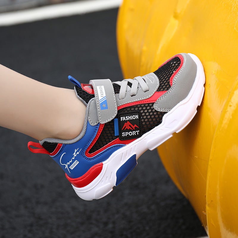 Children'S Shoes Boys Sandals Summer Children'S Sports Running Shoes Large Children'S Mesh Breathable Beach Shoes - Image 1