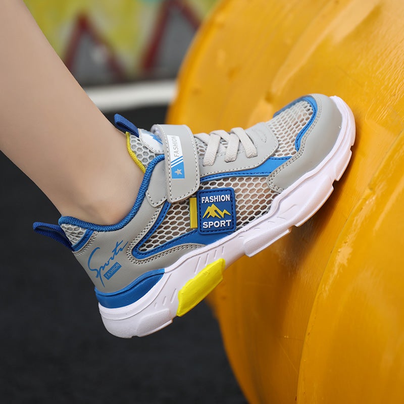 Children'S Shoes Boys Sandals Summer Children'S Sports Running Shoes Large Children'S Mesh Breathable Beach Shoes - Image 2