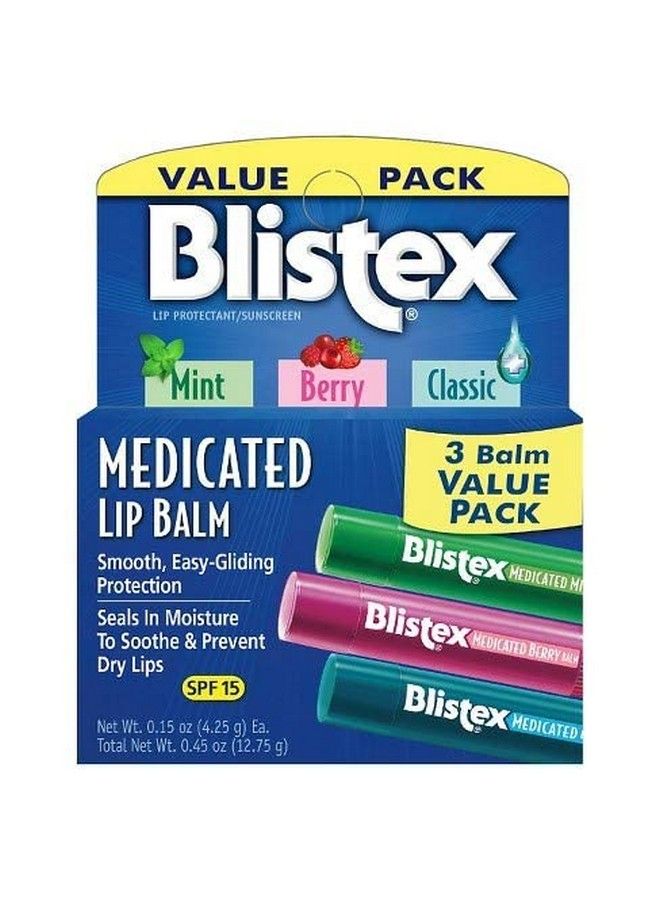 Blistex Medicated SPF 15 Lip Balm Pack - Image 2
