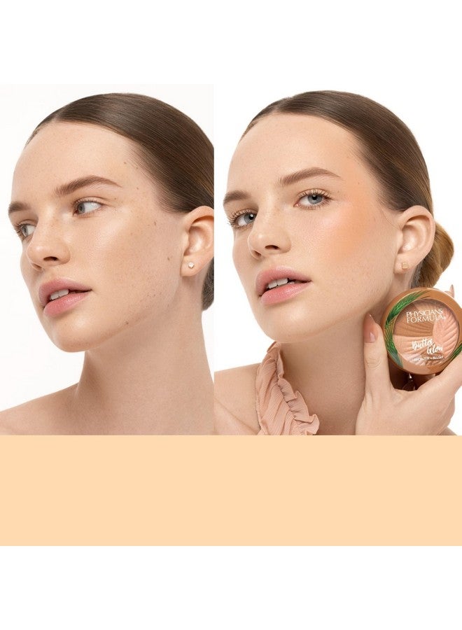 Physicians Formula Butter Glow Bronzer + Blush Ultra Creamy 2In1 Formula Illuminating & Moisturizing Butter Blend Healthy Glow - Image 3