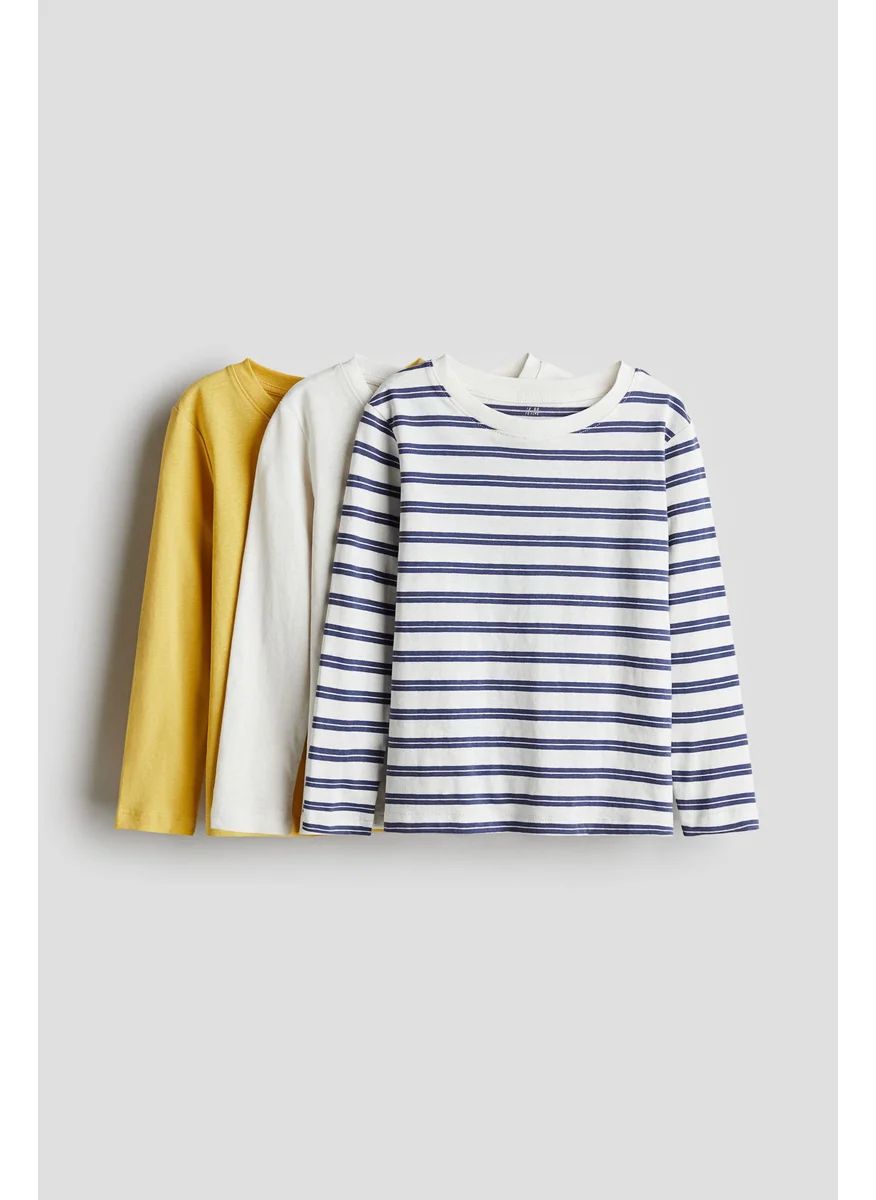 H&M 3-Pack Jersey Tops