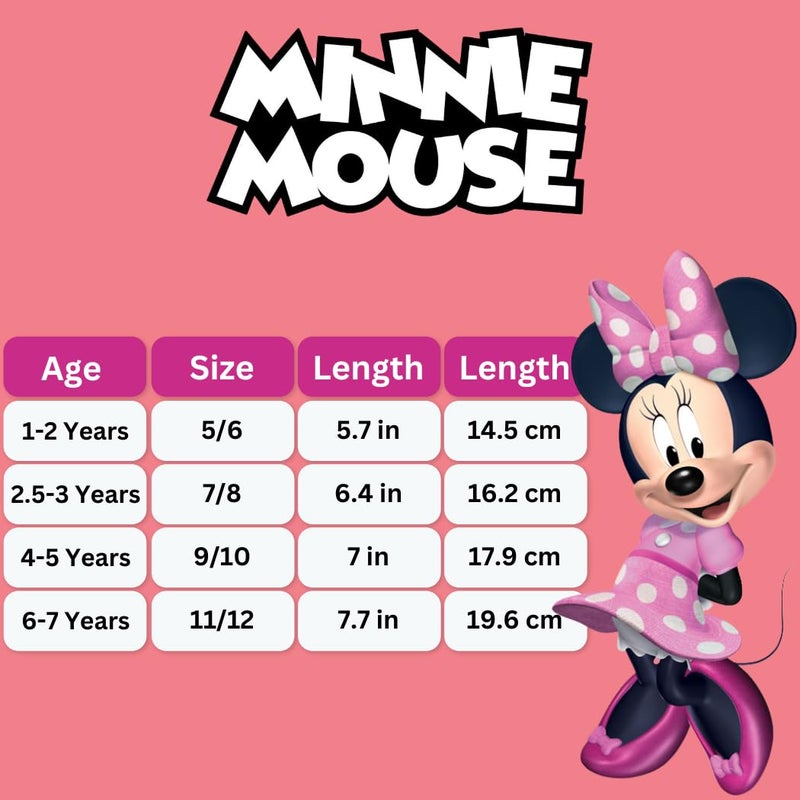 Josmo Kids Minnie Mouse Clog Sandal Waterproof Slip-On Slides for Girls - Minnie Closed Toe Clogs with Backstrap - Pink (Size 9-10 Toddler) - Image 5