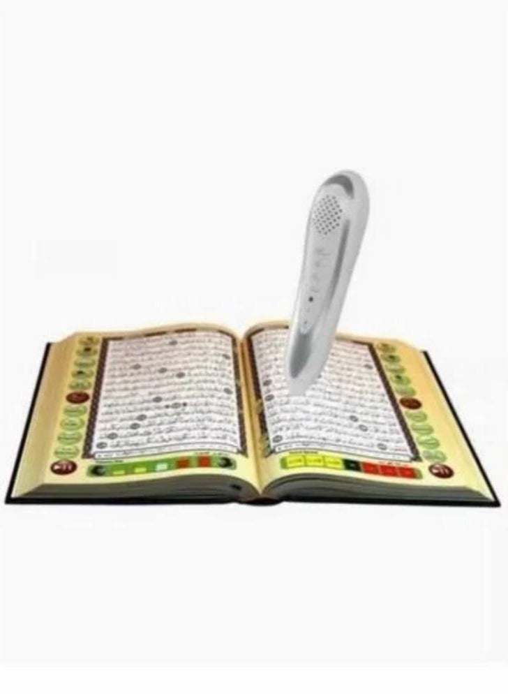 قلم قارئ للقرآن مع كتب باللغة العربية متعدد الألوان - Image 1