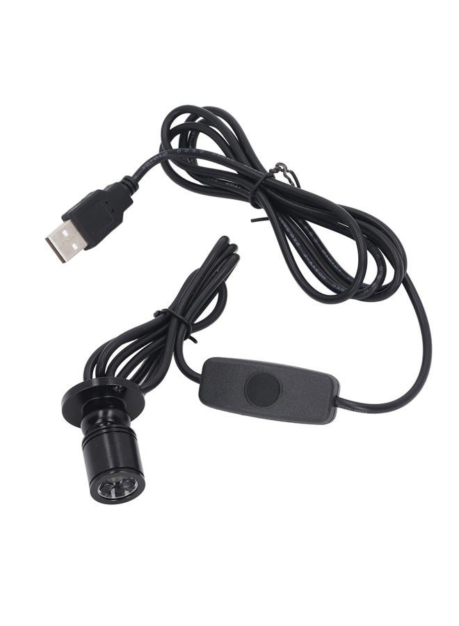 FOSA Mini Spotlight for Display Cabinet, LED Mini Spot Light, USB 5V Dimmable LED Spotlight with 6.6ft Cable for Showcase Jewelry Cabinet Porch (Warm White Light 3000K) - Image 1