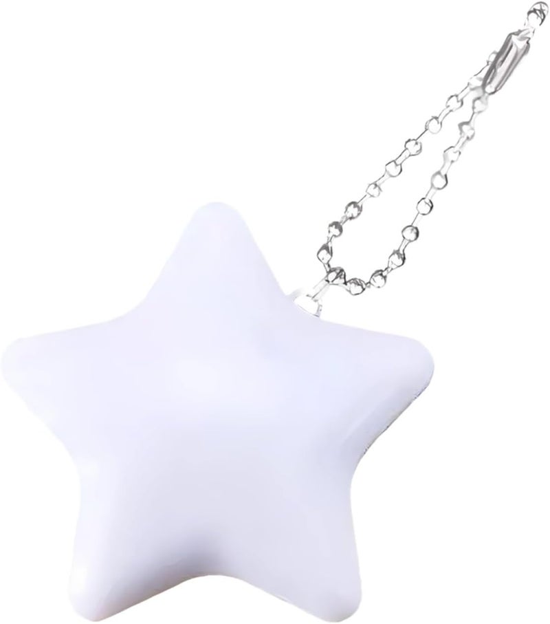 Star Shape Led Handbag Light, Portable Purse Lamp with Chain, 3 in / 7.5 Cm, Touch Sensor, Battery Powered Closet Decor for Women - Image 1