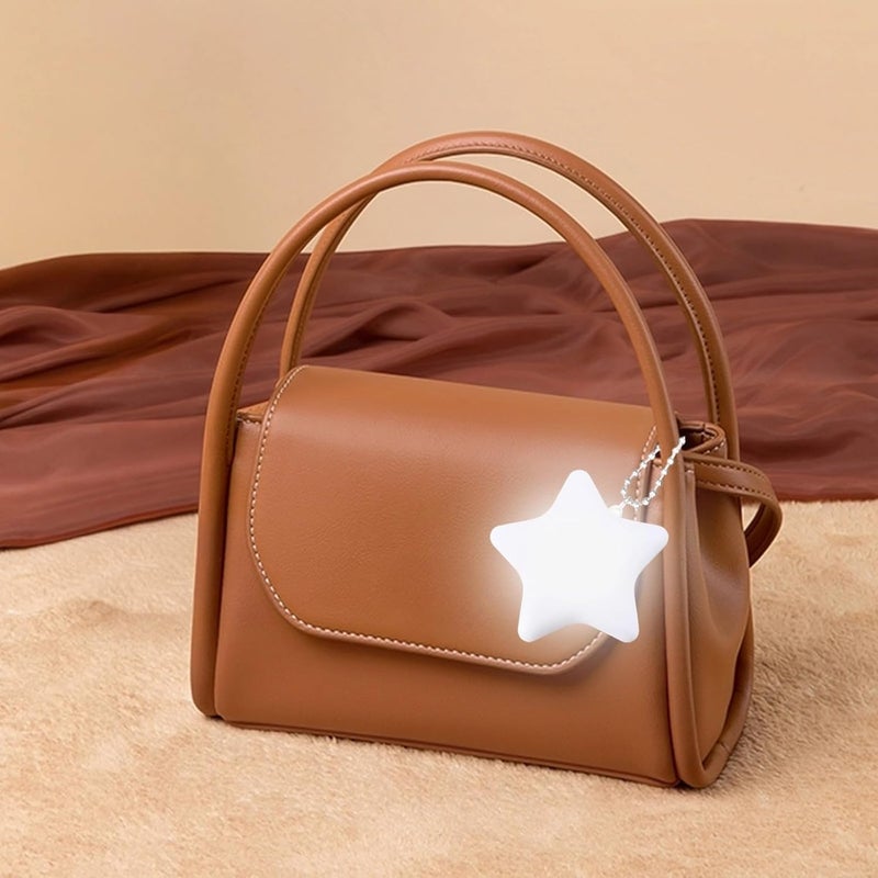 Star Shape Led Handbag Light, Portable Purse Lamp with Chain, 3 in / 7.5 Cm, Touch Sensor, Battery Powered Closet Decor for Women - Image 3