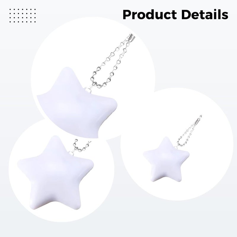Star Shape Led Handbag Light, Portable Purse Lamp with Chain, 3 in / 7.5 Cm, Touch Sensor, Battery Powered Closet Decor for Women - Image 2