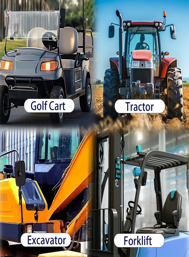Ourbest Heavy Equipment Truck Mirrors, Excavator, Forklifts Rearview Mirrors, Tractor, Plow, Dump truck, Lorry, Loader Rear or Side View Reversing Mirrors 1Pcs (5.3"x9") - Image 4