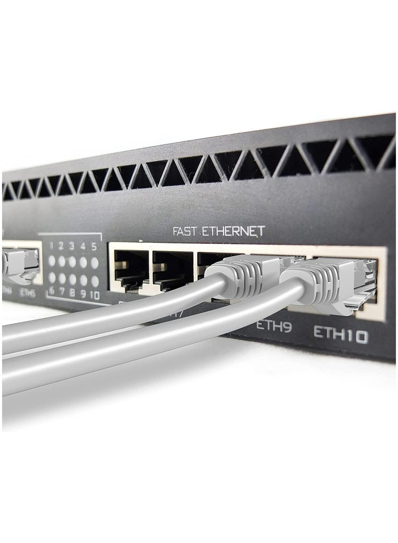 erorex FB Cat 6 Ethernet Bulk Cable Bundle 305 Meter 1000FT (Cat6 Cable,) Ethernet Computer UTP LAN Network Internet Cord,Color (Grey)  - Image 2