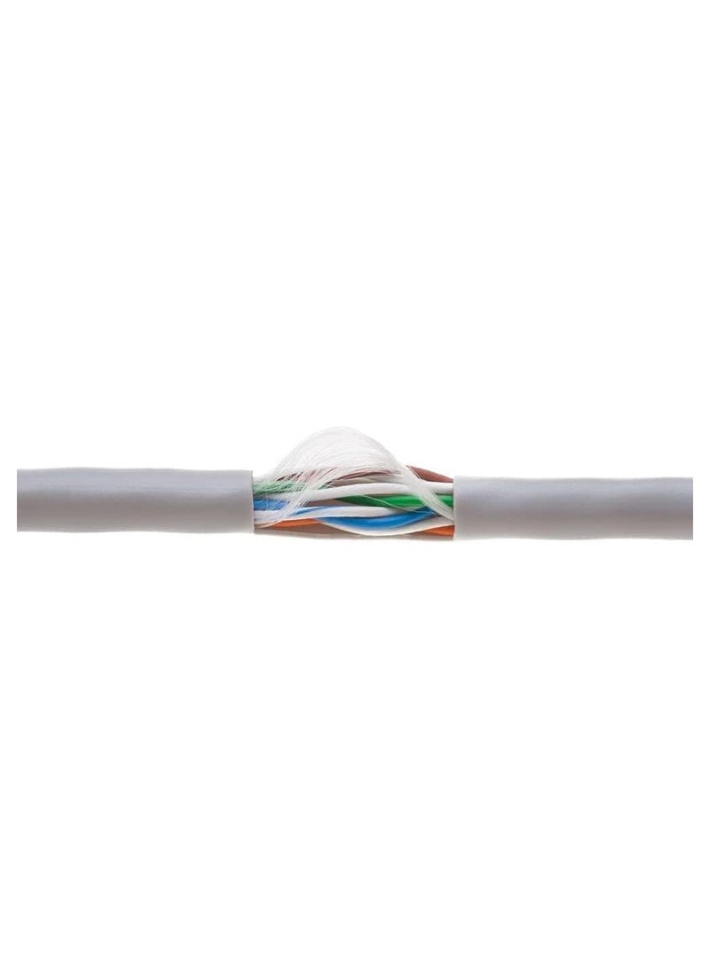 erorex FB Cat 6 Ethernet Bulk Cable Bundle 305 Meter 1000FT (Cat6 Cable,) Ethernet Computer UTP LAN Network Internet Cord,Color (Grey)  - Image 3
