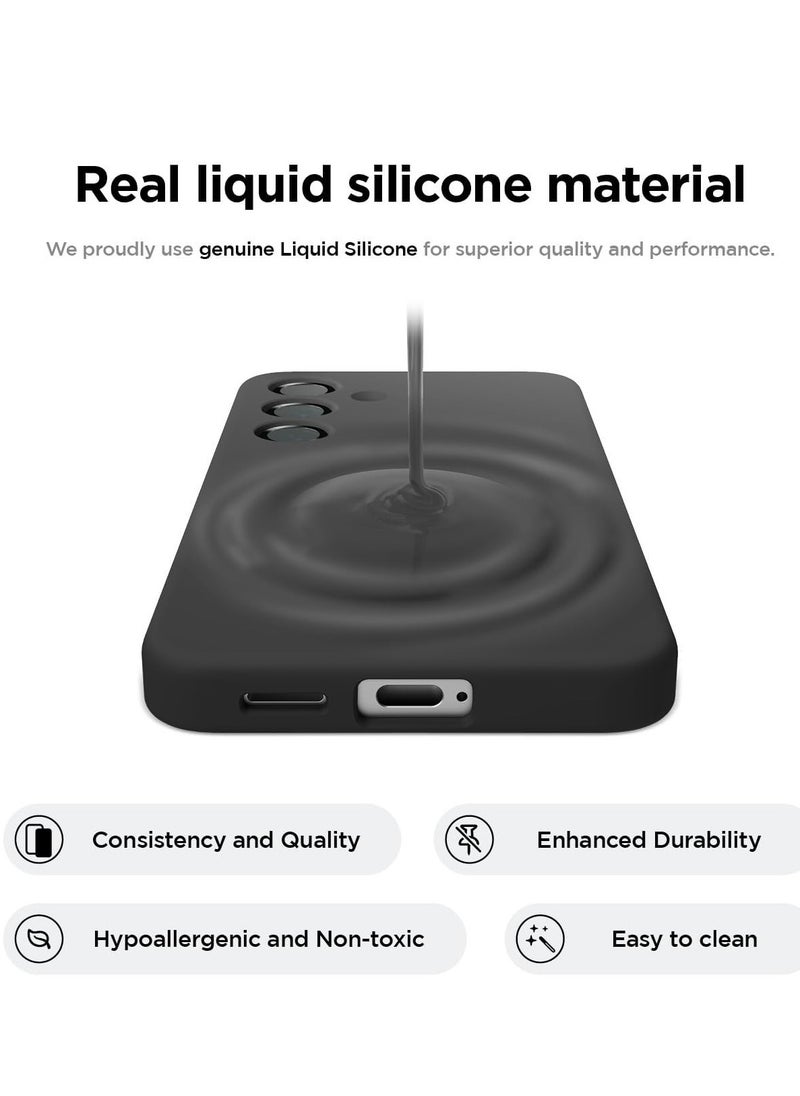 Houmt Samsung Galaxy S25 Case Cover Liquid Soft Silicone Gel Rubber Galaxy S25 Cover Anti Scratch Shockproof Protective Phone Case for Samsung Galaxy S25 6.1 Inch  - Image 4