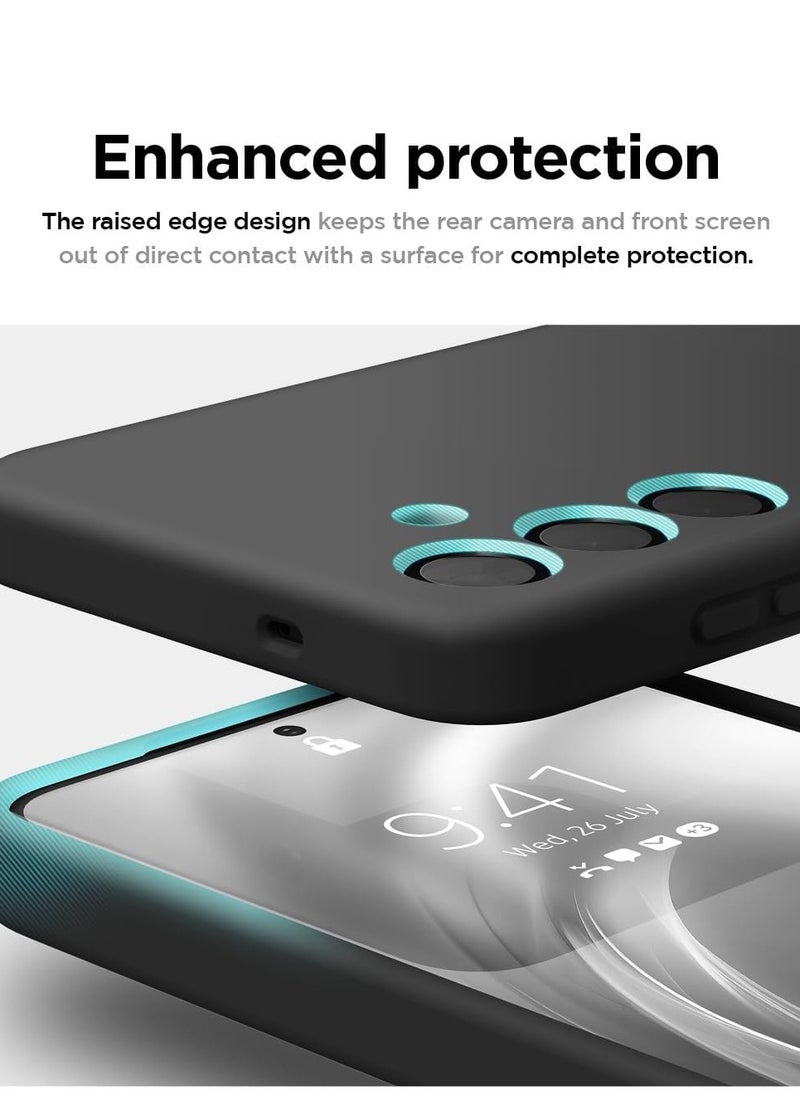 Houmt Samsung Galaxy S25 Case Cover Liquid Soft Silicone Gel Rubber Galaxy S25 Cover Anti Scratch Shockproof Protective Phone Case for Samsung Galaxy S25 6.1 Inch  - Image 5