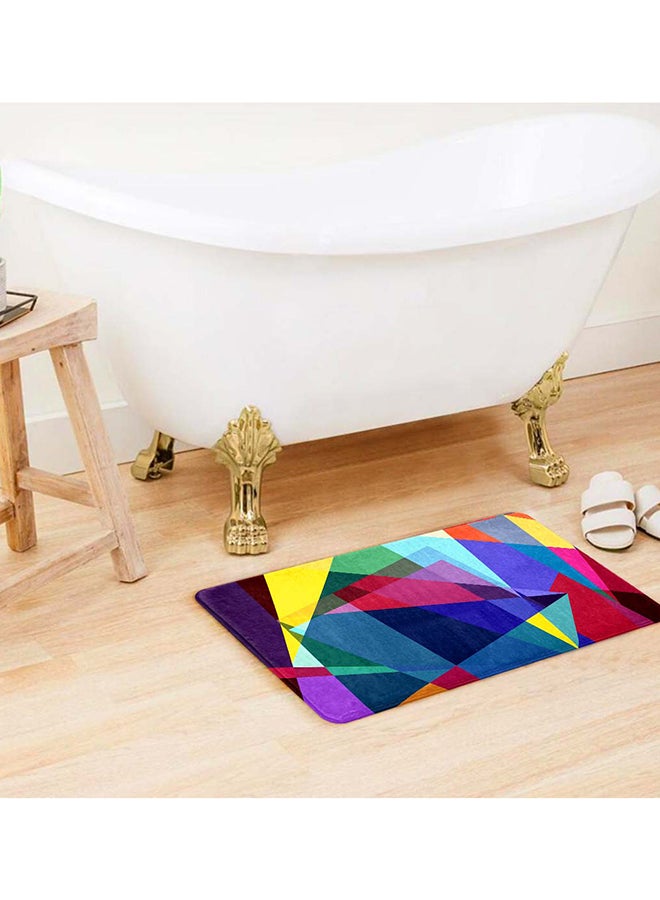 RIZARIES SuperSoft Colorful Abstract Geo Door Mat, Non-slip Washable, 50 x 80cm - Image 3