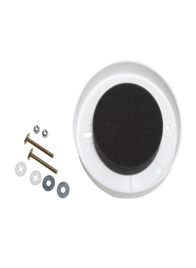 Oatey 43419 Flange Cover Kit, White - Image 1
