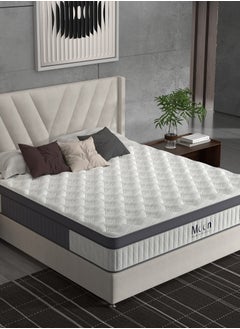Moon Home and more.. Classic Rest Bed Mattress 28 CM Hybrid Pocket Spring Single Size Mattress 120X200 CM, Pocket Innersprings for Motion Isolation - Pressure Relieving - Medium Firm  - Image 1