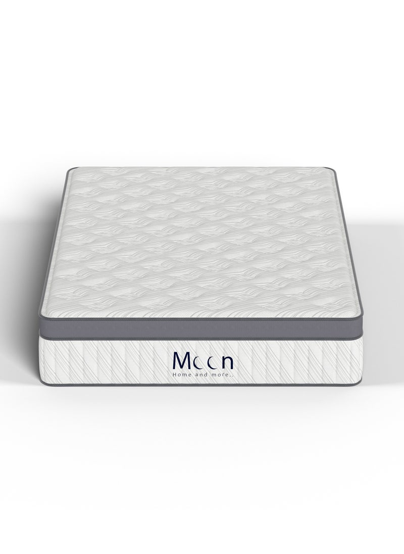 Moon Home and more.. - Classic Rest Bed Mattress 28 CM Hybrid Pocket Spring Single Size Mattress 120X200 CM, Pocket Innersprings for Motion Isolation - Pressure Relieving - Medium Firm - Image 1