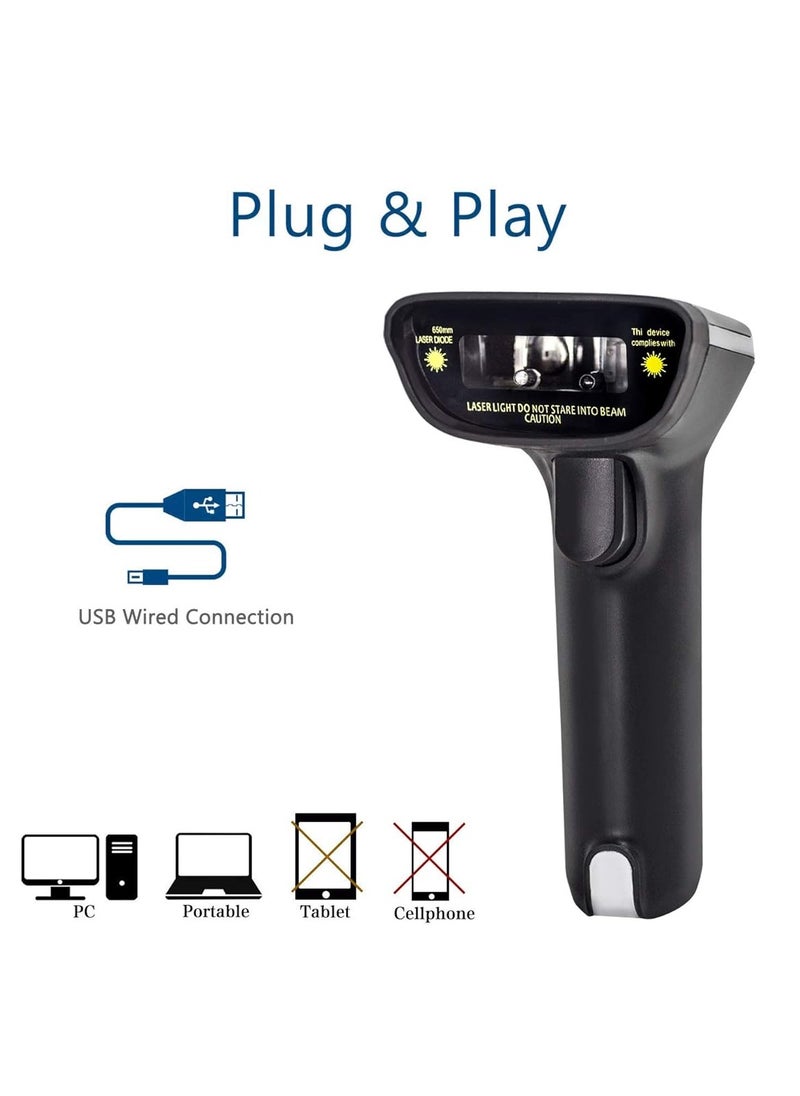 EUROMAX 1D USB Barcode Scanner  - Image 2