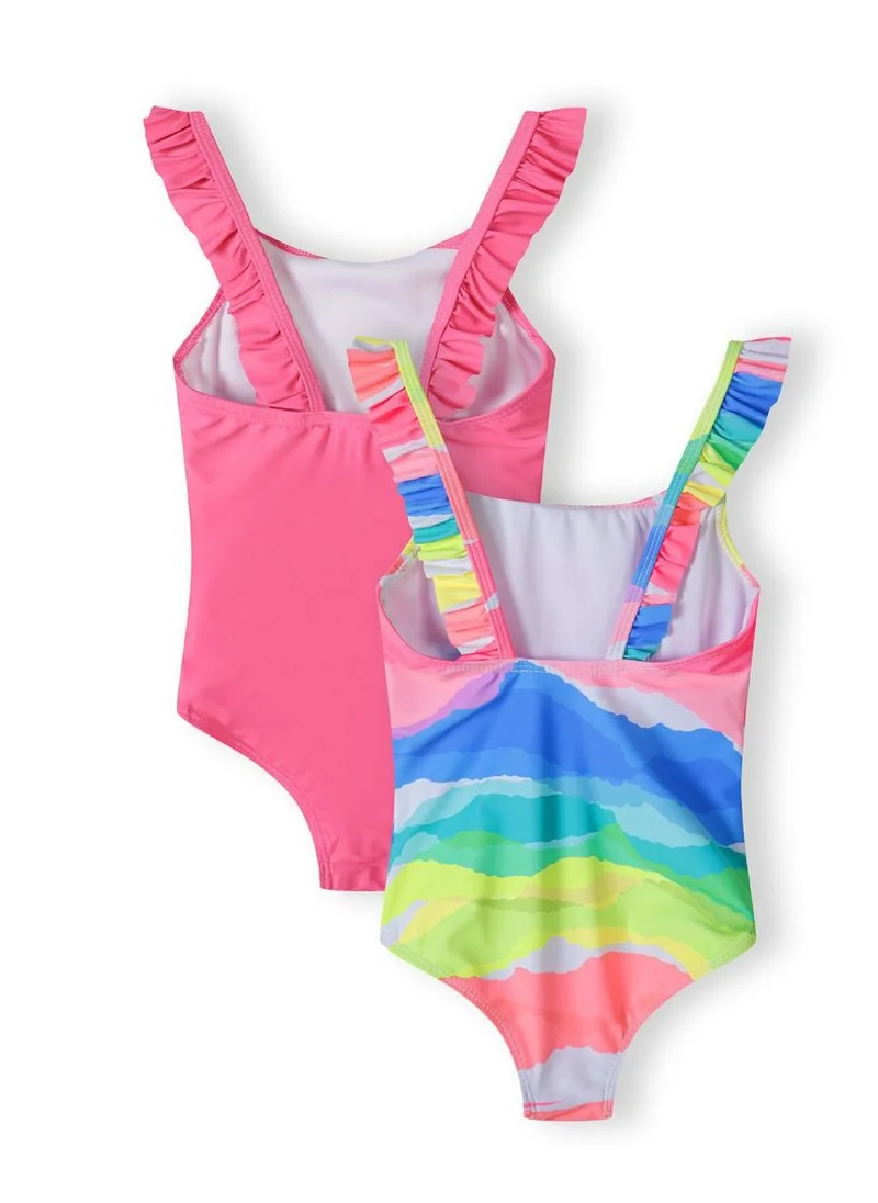 MINOTI Kids Girls 2 Pack One Piece Swimsuits