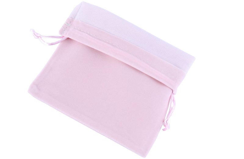 Sansam Mini Velvet Drawstring Gift Bag – 20pcs Jewelry & Accessory Pouch for Bracelets, Necklaces & Gifts, Reusable with Satin Cord, Pink - Image 5