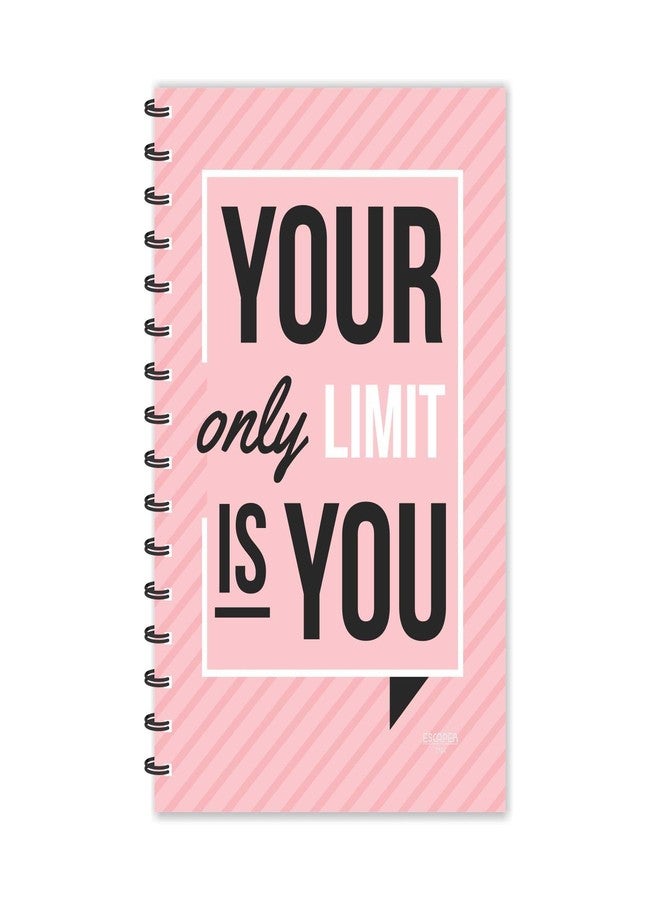 ESCAPER Your only Limit is You Motivational Quotes Diary, Ruled - A5-8.5 x 5.5 inches Quotes on Diary, Diary Notepad, Diary for Office, Diary for Gift - Image 2