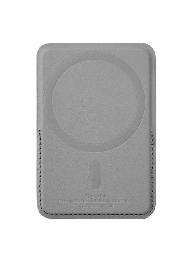 دبليو اي دبليو يو محفظة WiWU مغناطيسية MW-005 متوافقة مع MagSafe مع خاصية Find My وحماية RFID وحامل هاتف – رمادي - Image 3