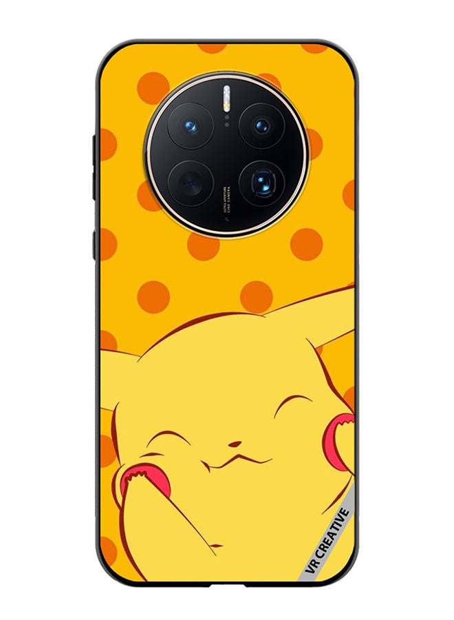VR CREATIVE Protective Case Cover For Huawei Mate 50 Pro Cheeky Pikachu Design Multicolour - Image 1